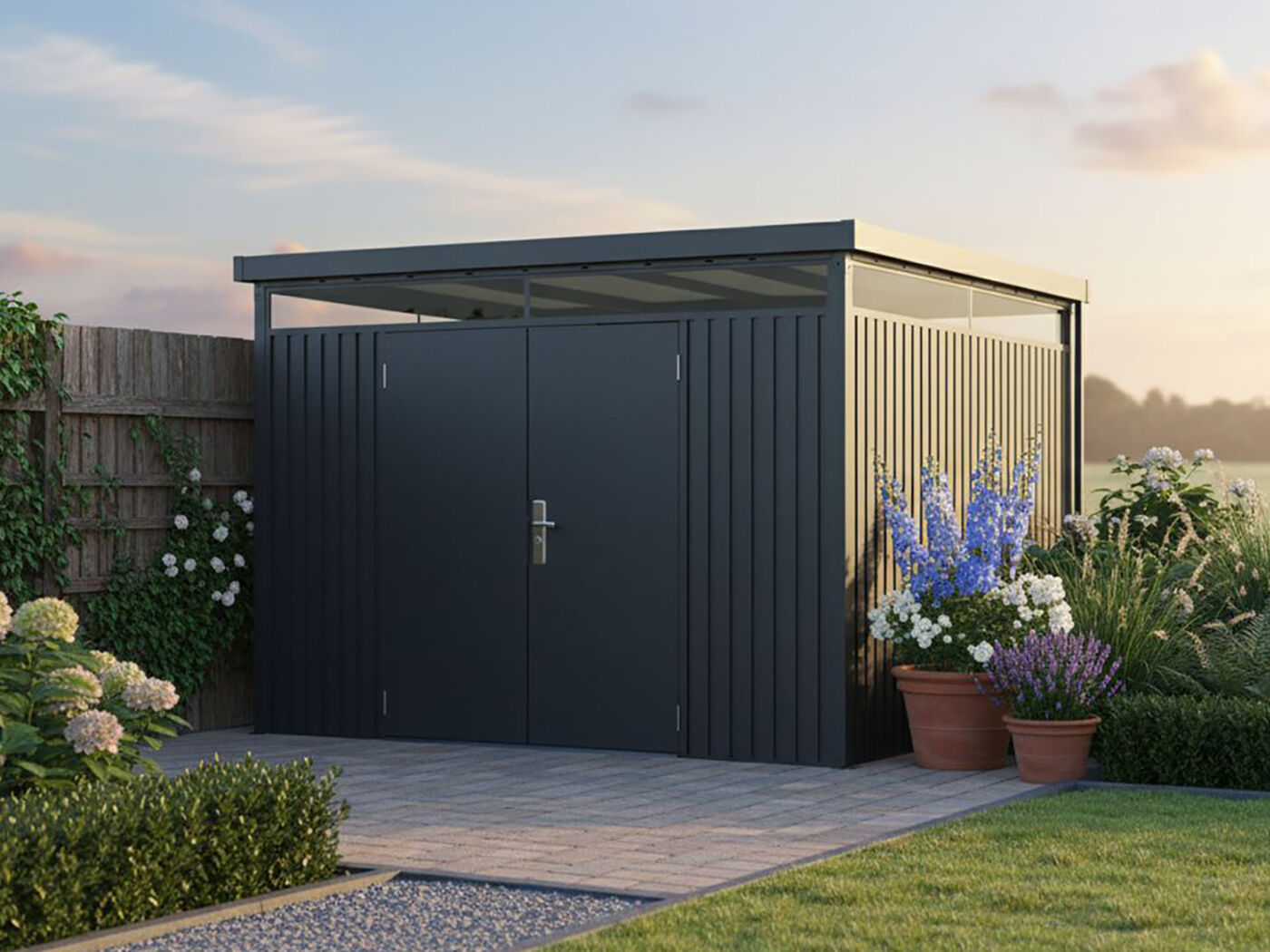19 % reduziert: StarLine Metall Gerätehaus Modell Solidum 9,0 m² 9m² Unkategorisiert online kaufen