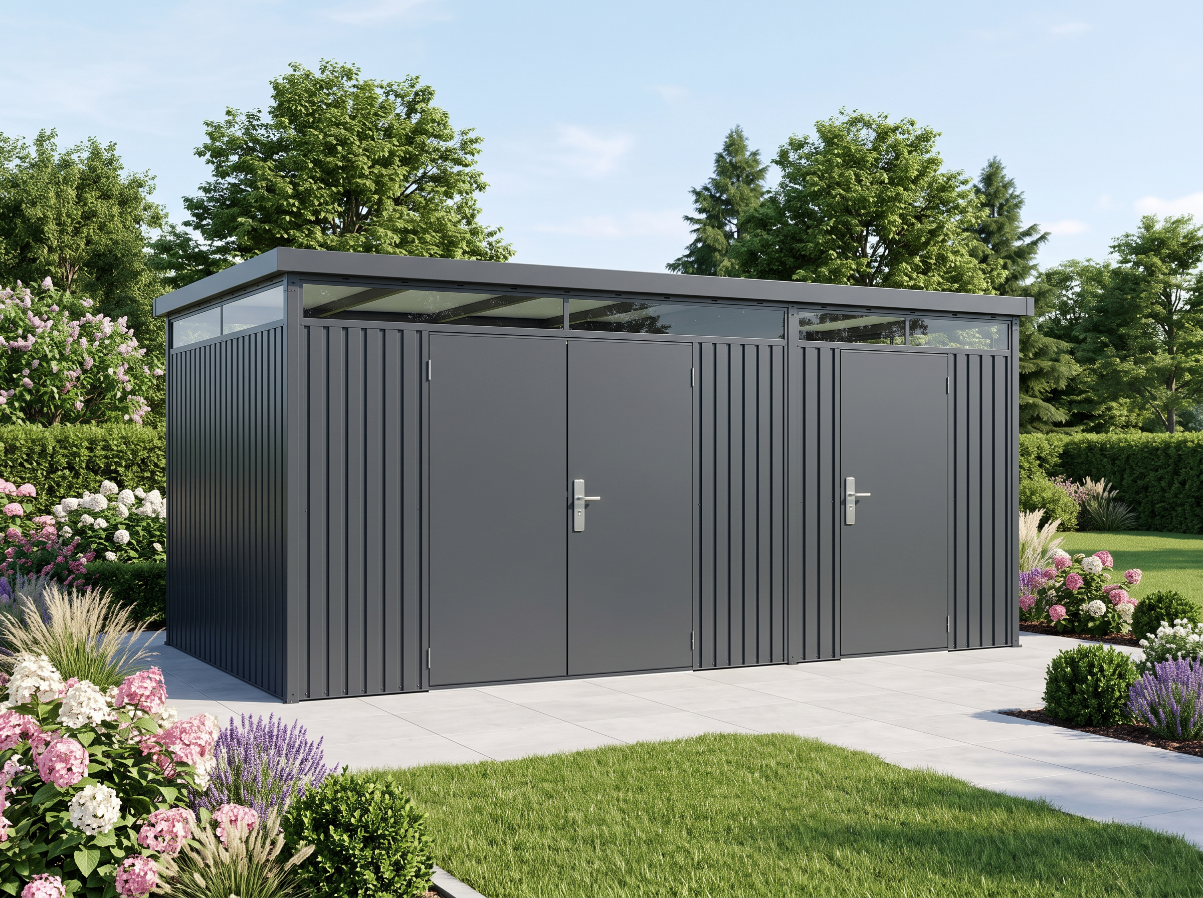 23 % reduziert: StarLine Metall Gerätehaus Solidum 2-Raum 13,65 m² Unkategorisiert online kaufen 23 % reduziert: StarLine Metall Gerätehaus Solidum 2-Raum 13,65 m² Unkategorisiert online kaufen