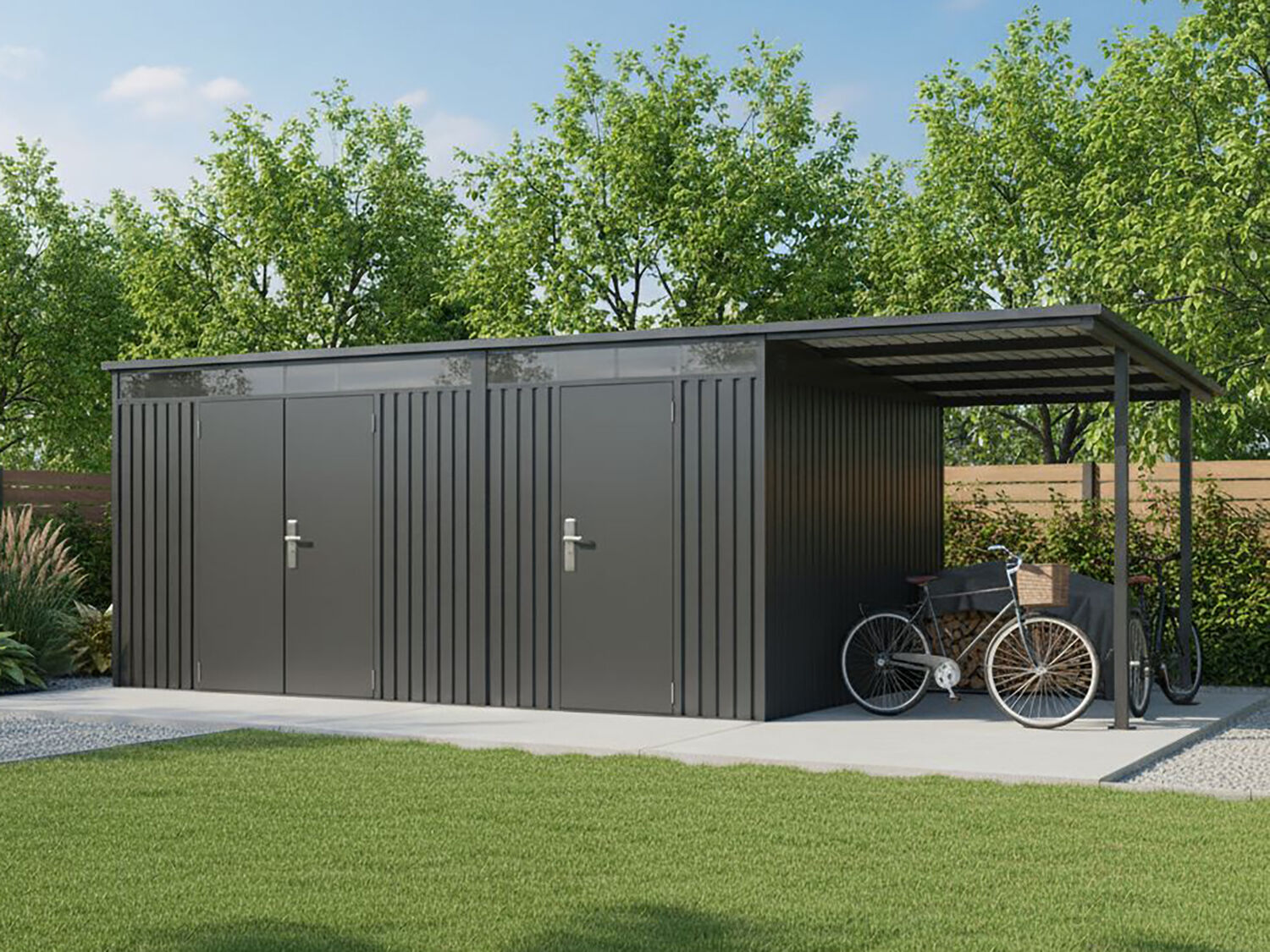 26 % reduziert: 2-Raum Metall Gerätehaus Skylight Duo Plus 18,10 m 18m² Unkategorisiert online kaufen 26 % reduziert: 2-Raum Metall Gerätehaus Skylight Duo Plus 18,10 m 18m² Unkategorisiert online kaufen