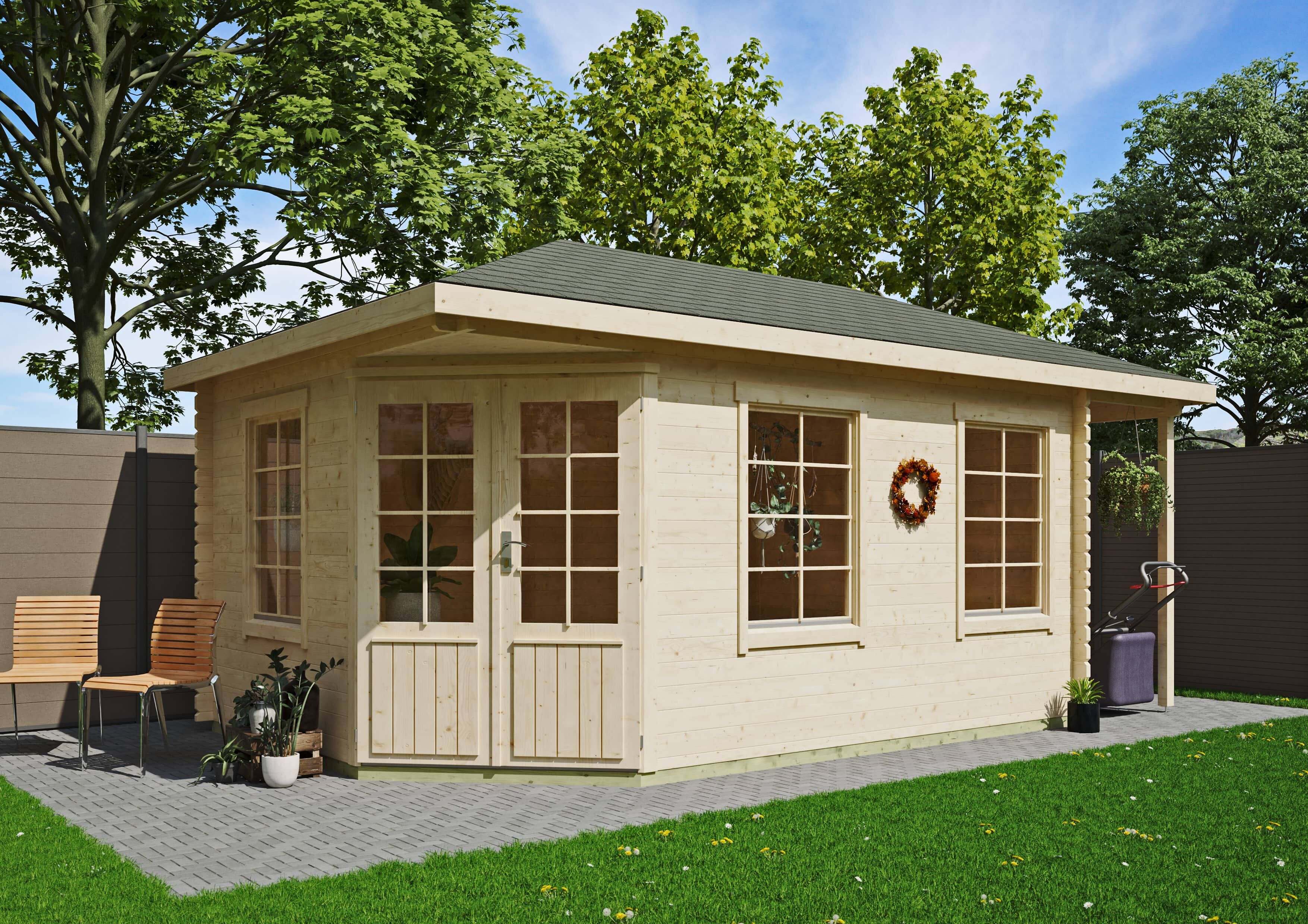 26 % reduziert: 5-Eck Gartenhaus-Sonderangebot Modell Isa 40 B 14m² Unkategorisiert online kaufen 26 % reduziert: 5-Eck Gartenhaus-Sonderangebot Modell Isa 40 B 14m² Unkategorisiert online kaufen