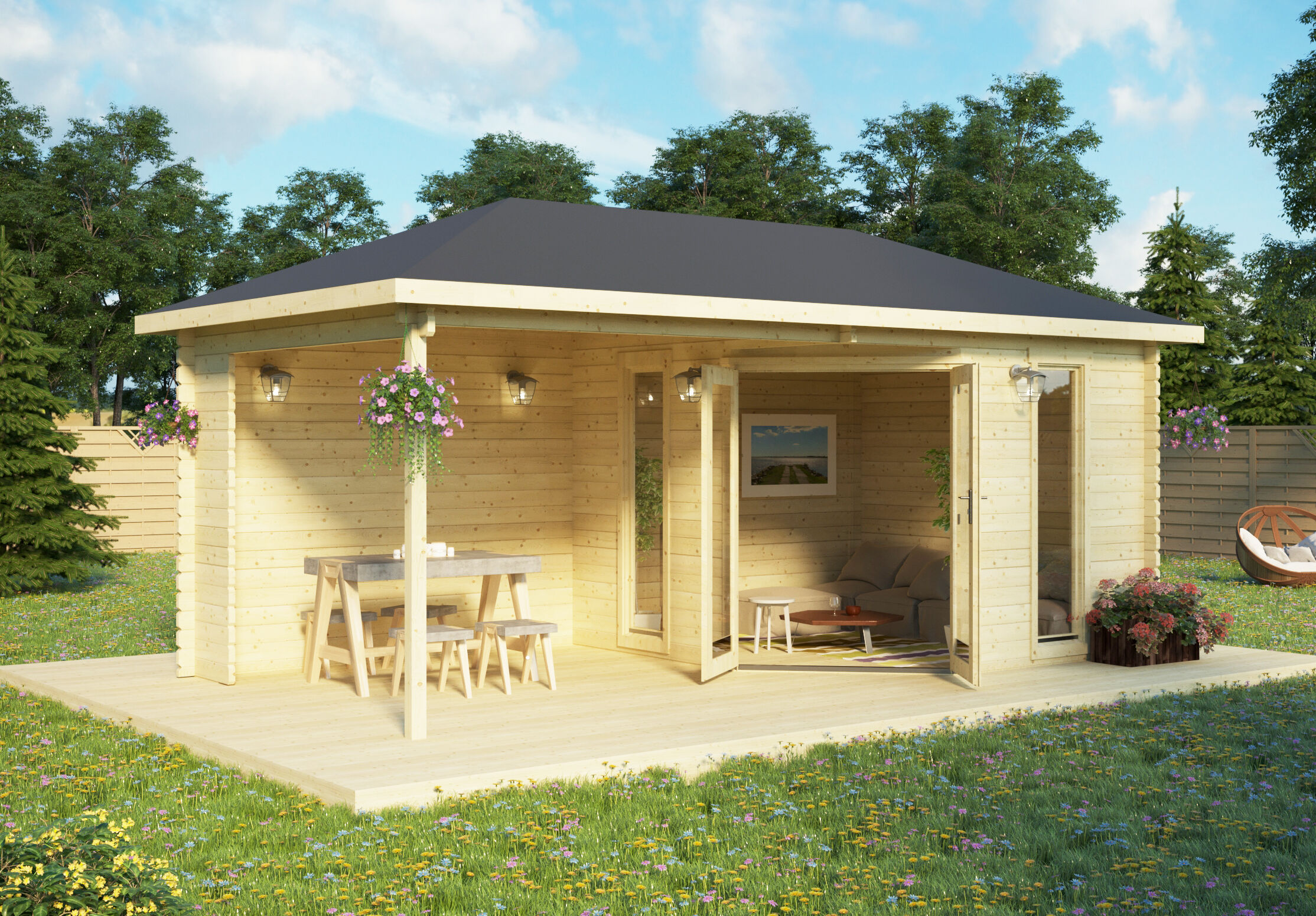 26 % reduziert: 5-Eck Gartenhaus-Sonderangebot Modell Jokkmokk 40 20m² Unkategorisiert online kaufen 26 % reduziert: 5-Eck Gartenhaus-Sonderangebot Modell Jokkmokk 40 20m² Unkategorisiert online kaufen