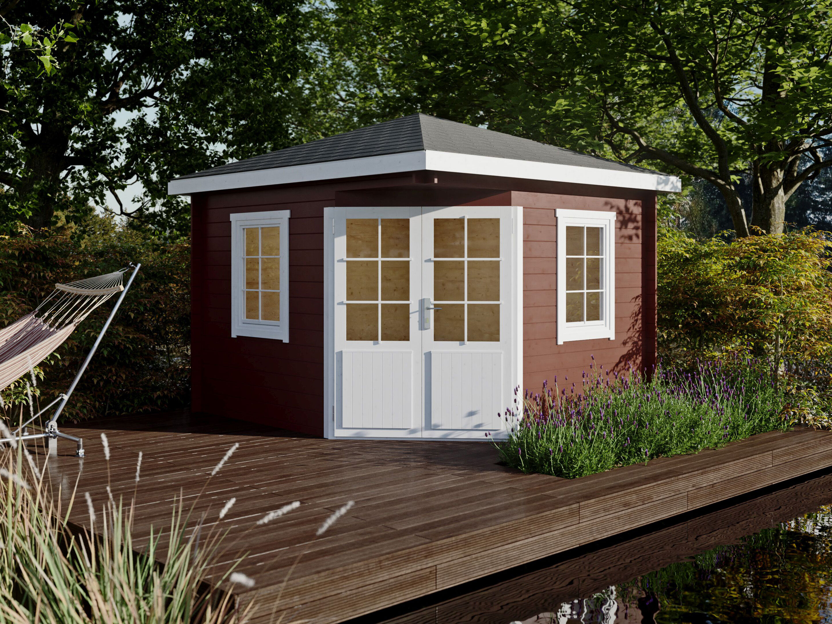 26 % reduziert: Fjordholz 5-Eck Gartenhaus-Sonderangebot Modell Evelyn 3A 8m² Unkategorisiert online kaufen
