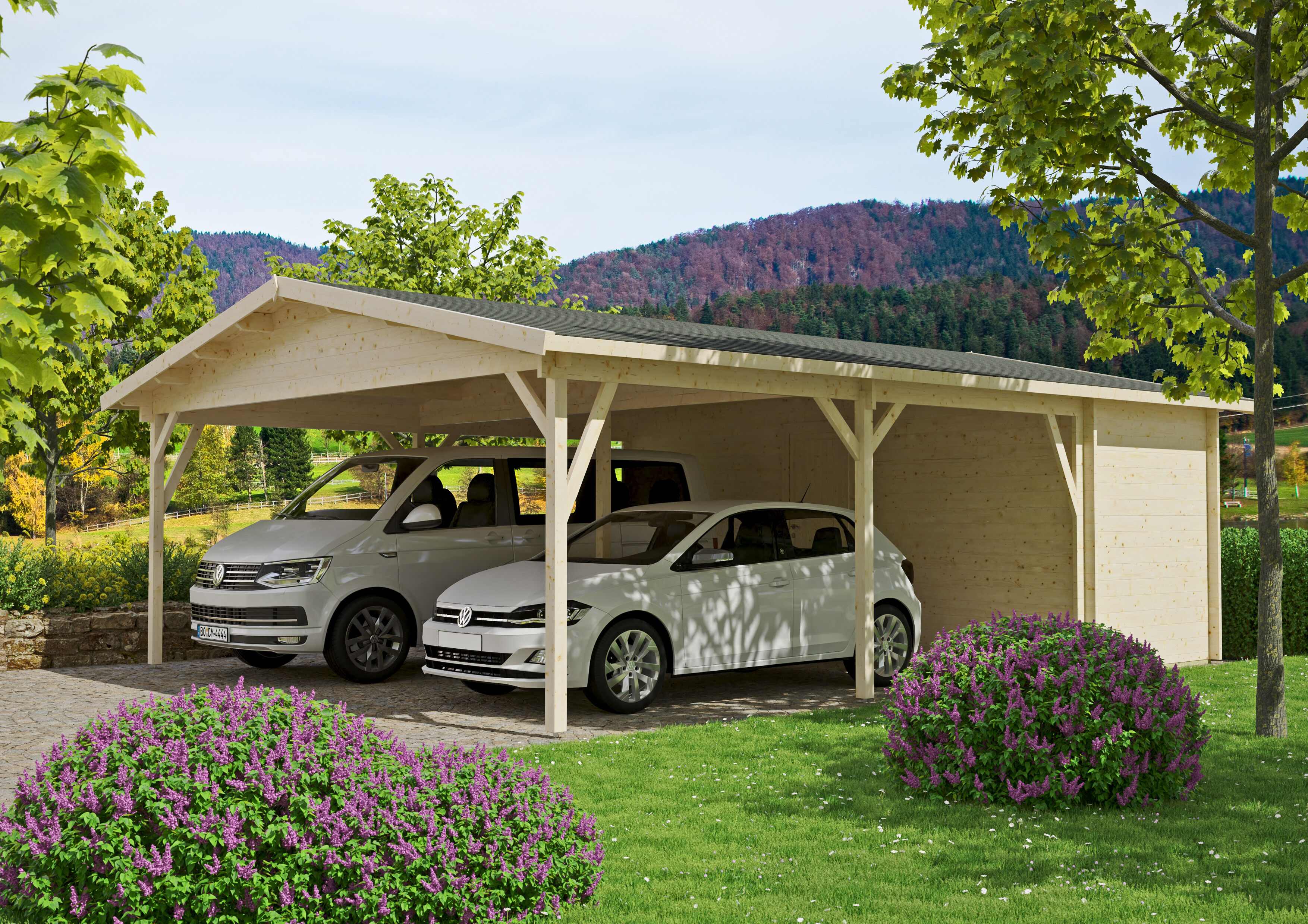 26 % reduziert: Fjordholz Carport mit Abstellraum Odenwald 44 Unkategorisiert online kaufen