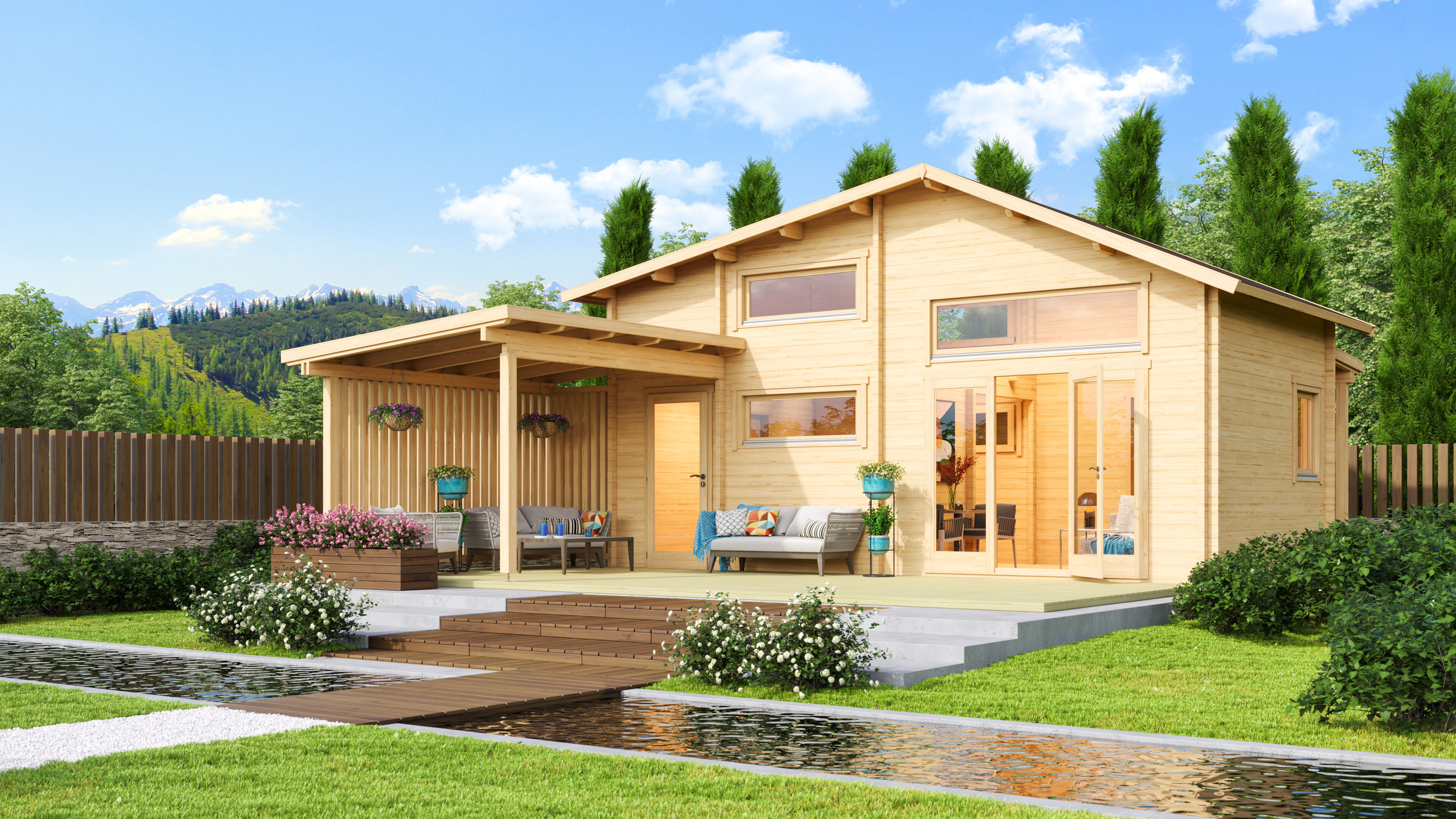 26 % reduziert: Fjordholz Ferien- und Freizeit Haus Modell Montrea 48m² Unkategorisiert online kaufen