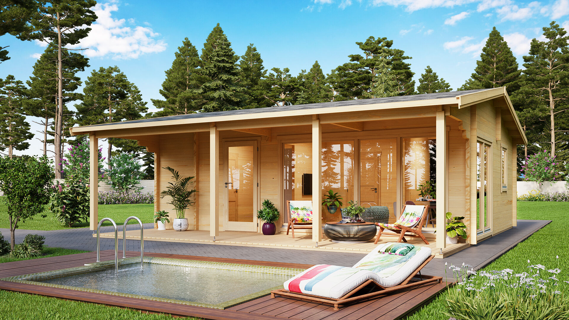 26 % reduziert: Fjordholz Ferien- und Freizeithaus Modell Mikka 80m² Unkategorisiert online kaufen