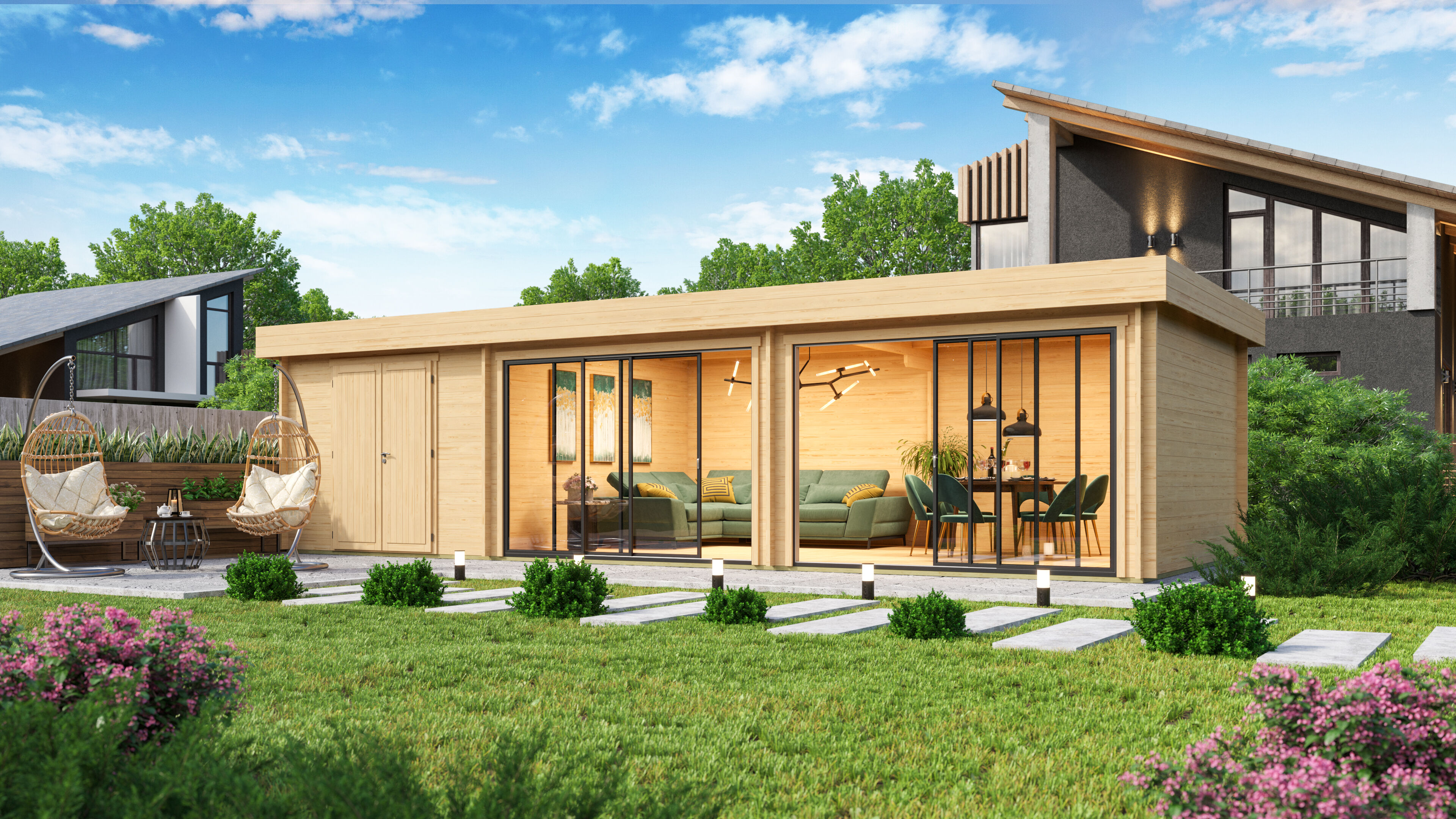 26 % reduziert: Fjordholz Gartenhaus-Sonderangebot Alu Concept 70 L 35m² Unkategorisiert online kaufen