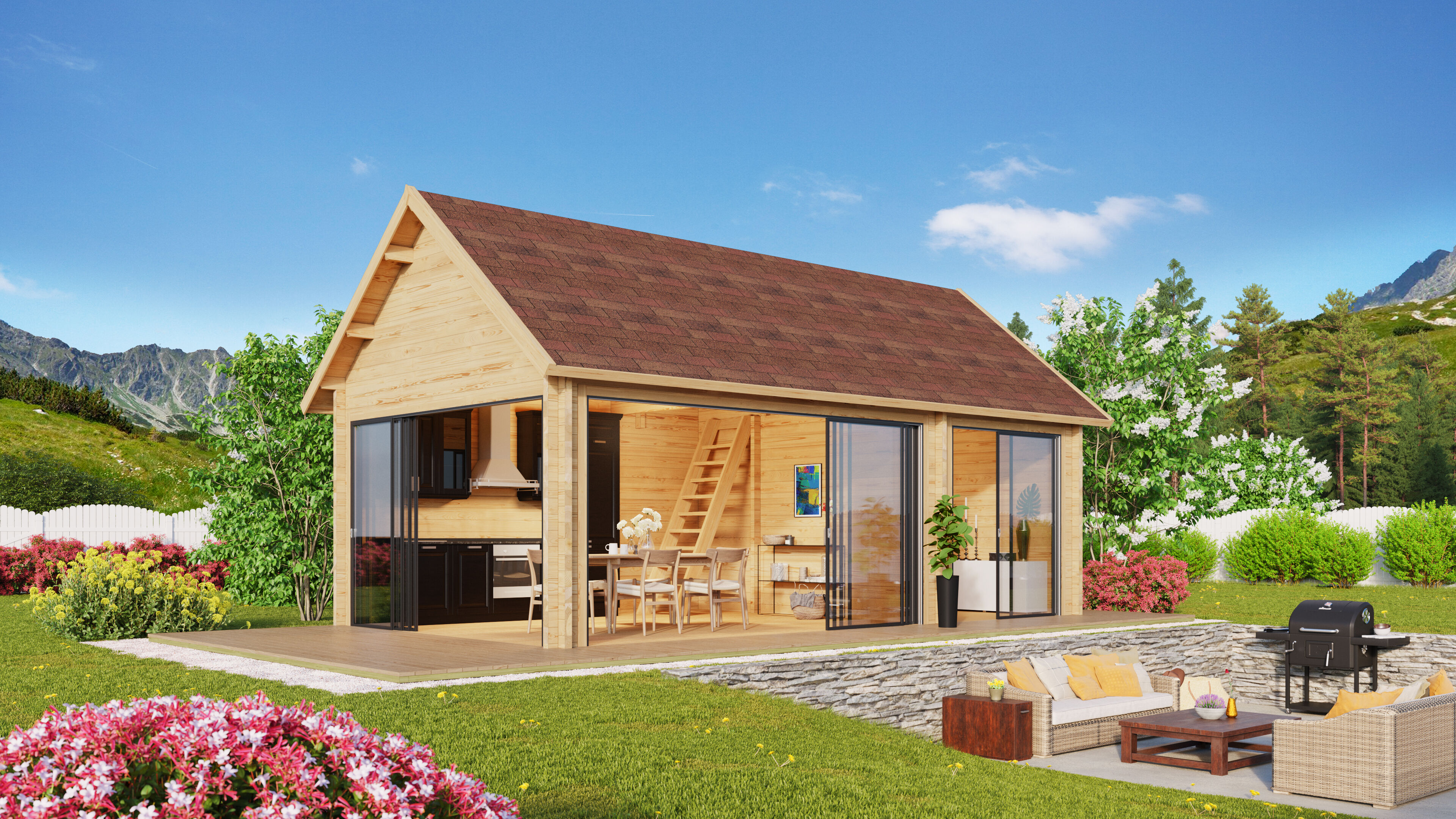 26 % reduziert: Fjordholz Gartenhaus-Sonderangebot Lounge Marek 40m² Unkategorisiert online kaufen 26 % reduziert: Fjordholz Gartenhaus-Sonderangebot Lounge Marek 40m² Unkategorisiert online kaufen