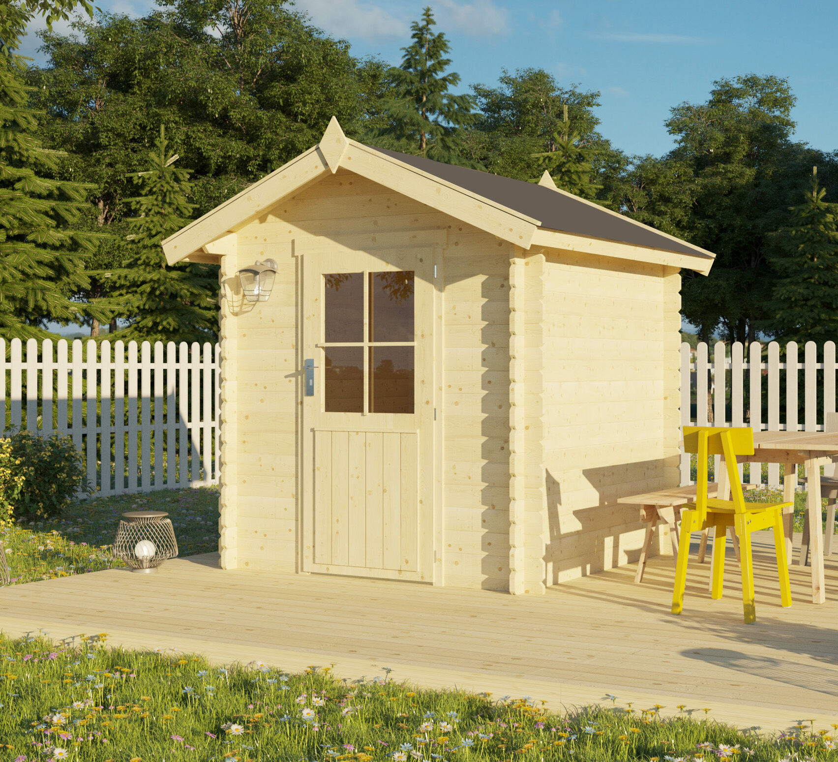 26 % reduziert: Fjordholz Gartenhaus-Sonderangebot Modell Anna 28 5m² Unkategorisiert online kaufen