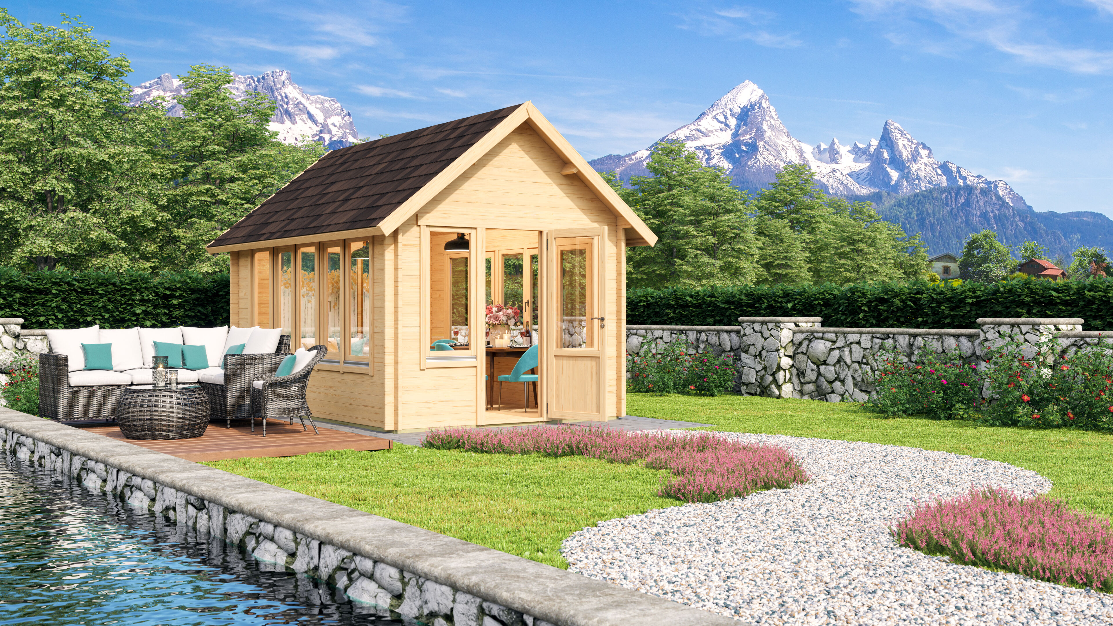 26 % reduziert: Fjordholz Gartenhaus-Sonderangebot Modell Jura 44 12m² Unkategorisiert online kaufen 26 % reduziert: Fjordholz Gartenhaus-Sonderangebot Modell Jura 44 12m² Unkategorisiert online kaufen