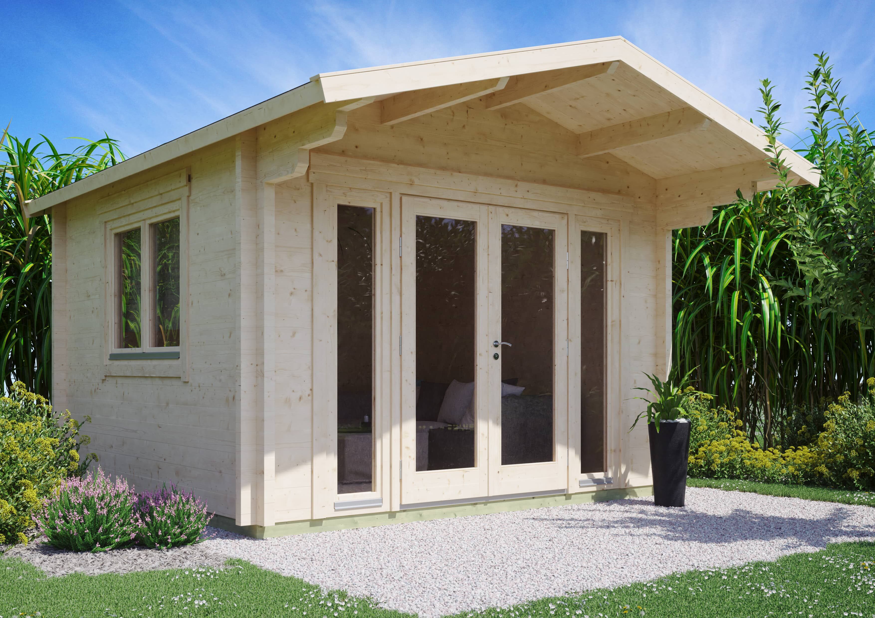 26 % reduziert: Fjordholz Gartenhaus-Sonderangebot Modell Kim 70 B 12m² Unkategorisiert online kaufen