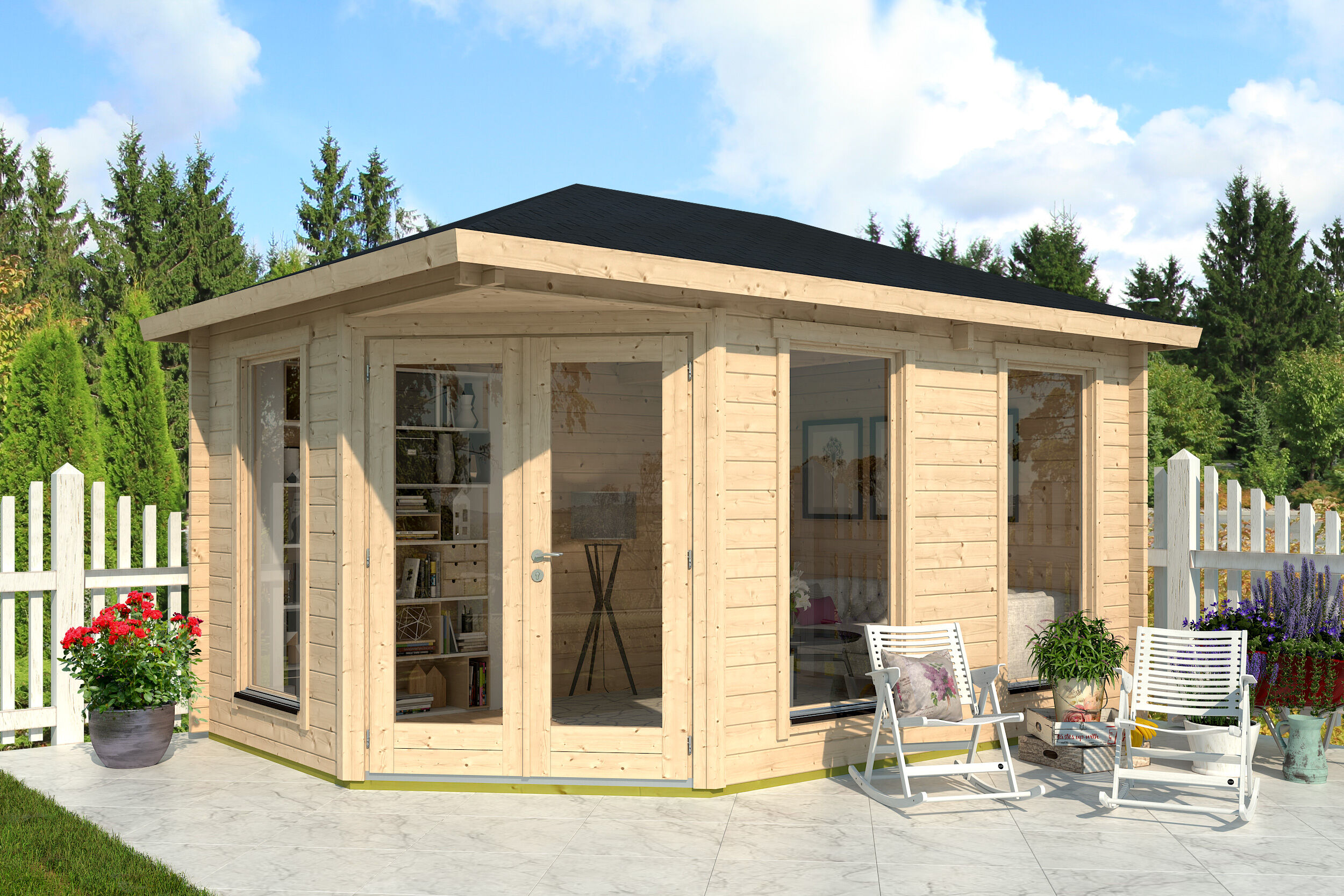 26 % reduziert: Fjordholz Gartenhaus-Sonderangebot Modell Lisa 44 B Modern Unkategorisiert online kaufen 26 % reduziert: Fjordholz Gartenhaus-Sonderangebot Modell Lisa 44 B Modern Unkategorisiert online kaufen