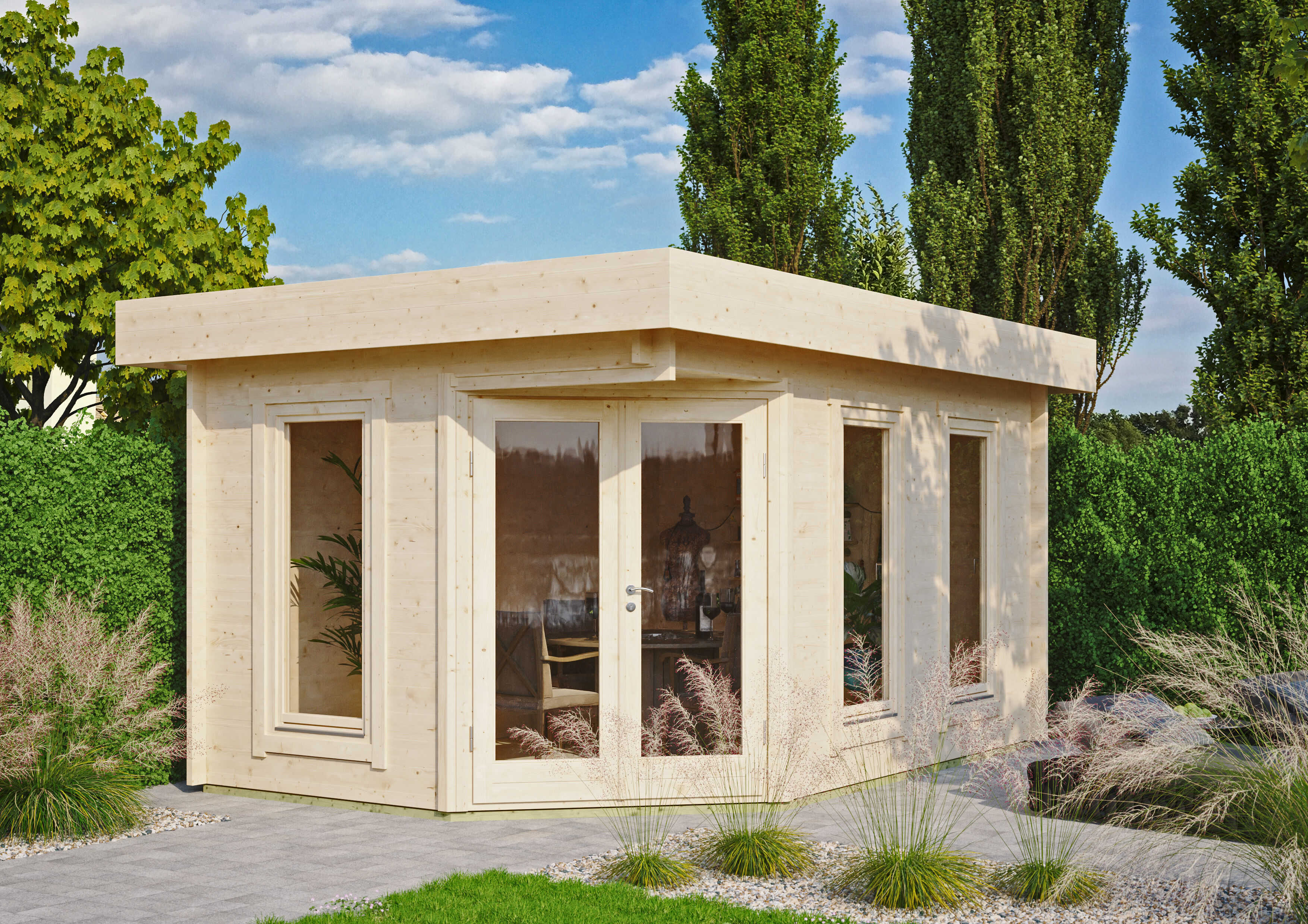 26 % reduziert: Fjordholz Gartenhaus-Sonderangebot Modell Nora 44 B Modern 13m² Unkategorisiert online kaufen 26 % reduziert: Fjordholz Gartenhaus-Sonderangebot Modell Nora 44 B Modern 13m² Unkategorisiert online kaufen
