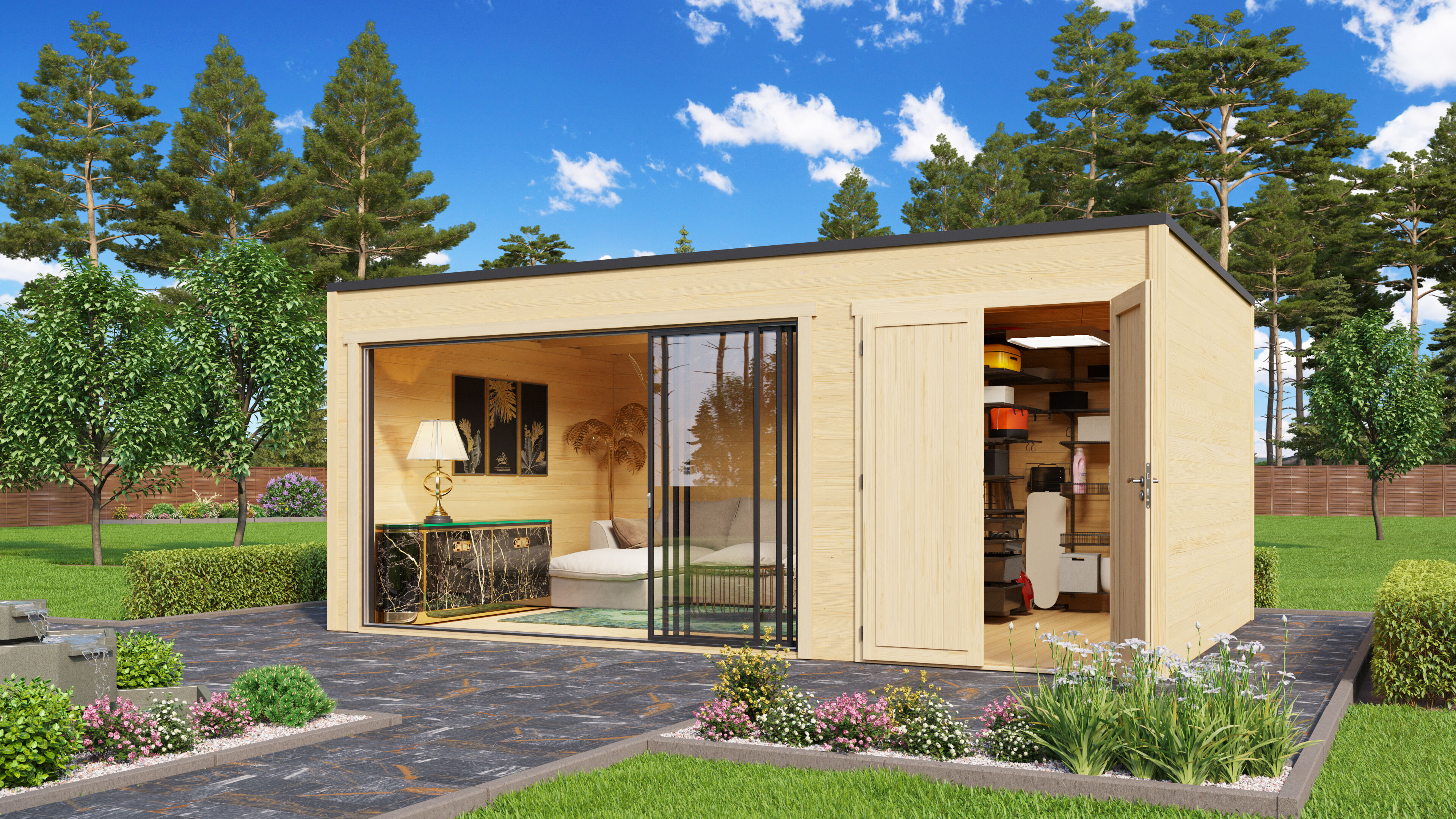 26 % reduziert: Fjordholz Gartenhaus-Sonderangebot Modell Q-BIC Alu 70 H 24m² Unkategorisiert online kaufen 26 % reduziert: Fjordholz Gartenhaus-Sonderangebot Modell Q-BIC Alu 70 H 24m² Unkategorisiert online kaufen