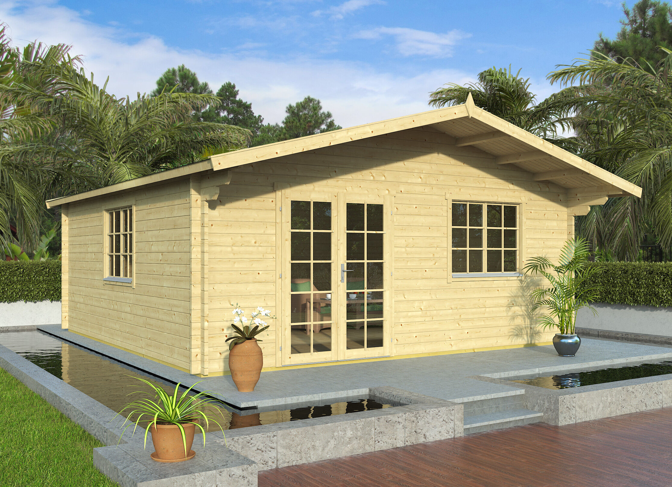26 % reduziert: Fjordholz Gartenhaus-Sonderangebot Modell Rocky 44 Unkategorisiert online kaufen