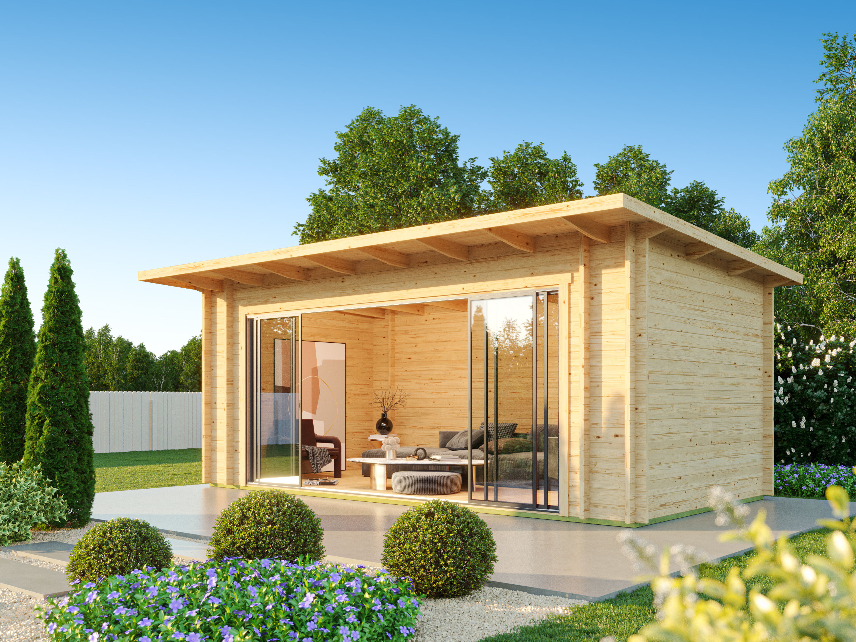 26 % reduziert: Fjordholz Gartenhaus-Sonderangebot Modell Starla 70 E Premium 28m² Unkategorisiert online kaufen