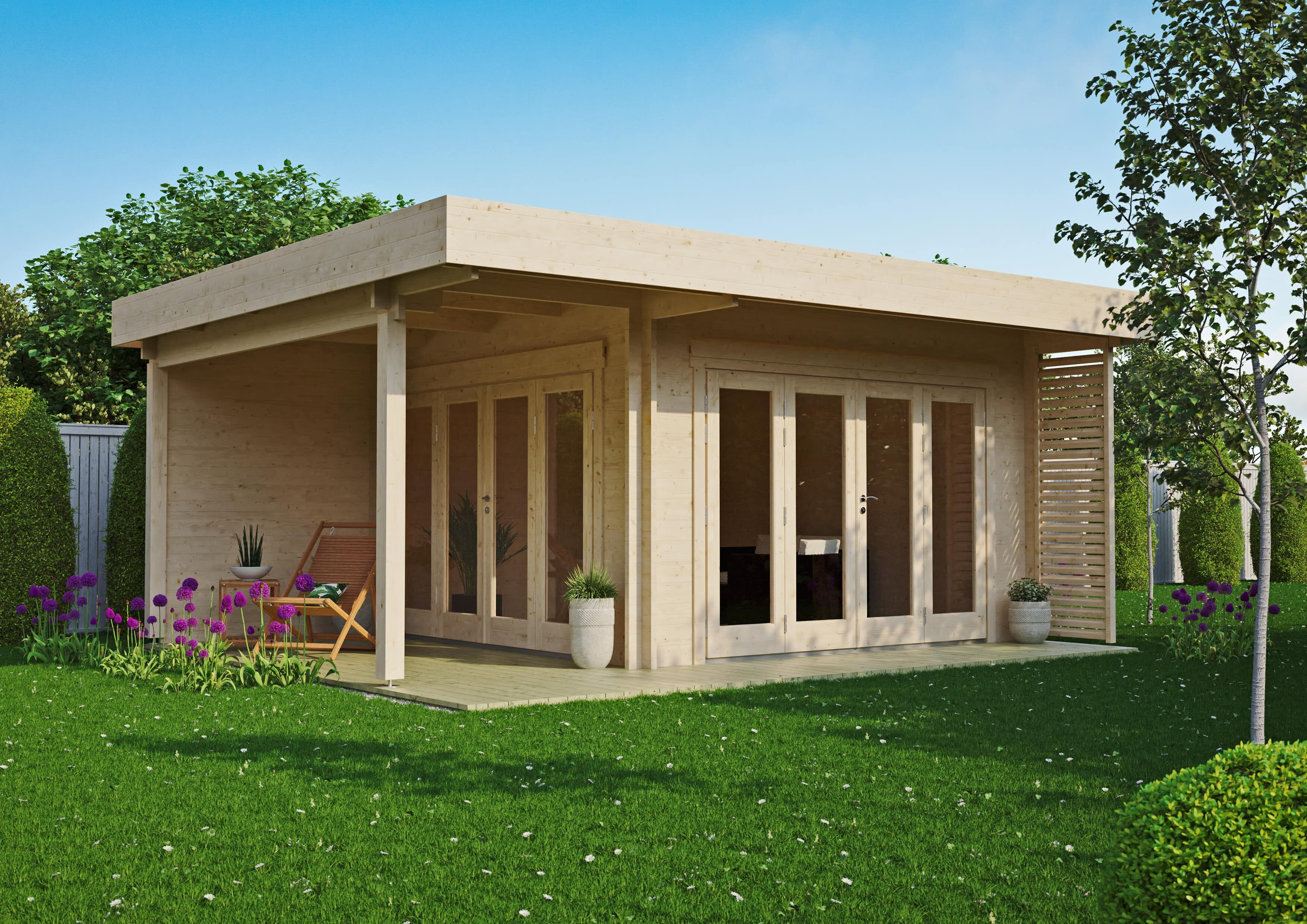 26 % reduziert: Fjordholz Gartenlounge Modell Sandra 44 B 24m² Unkategorisiert online kaufen