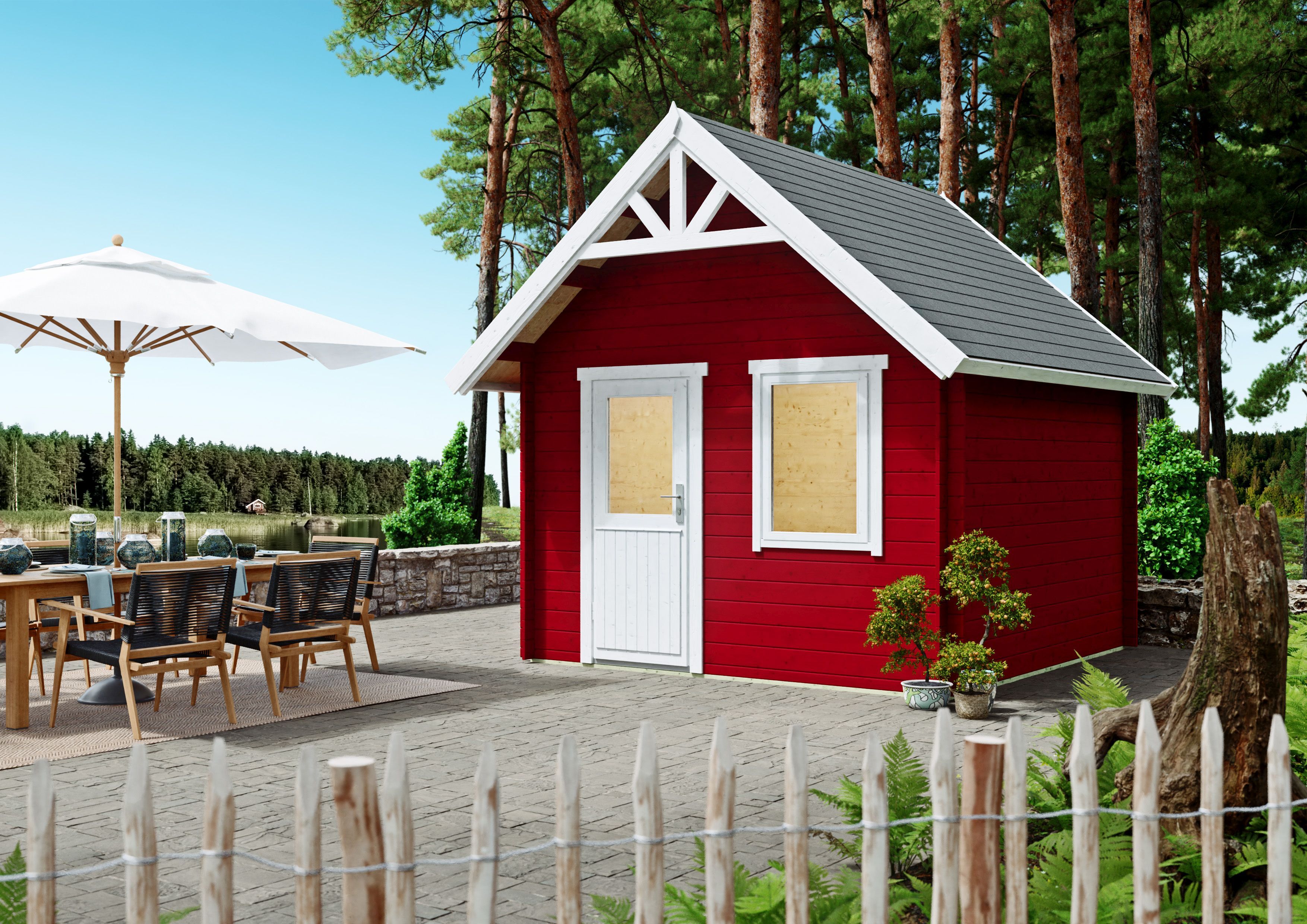 26 % reduziert: Fjordholz Schwedenhaus Modell Kjell 28 6m² Unkategorisiert online kaufen