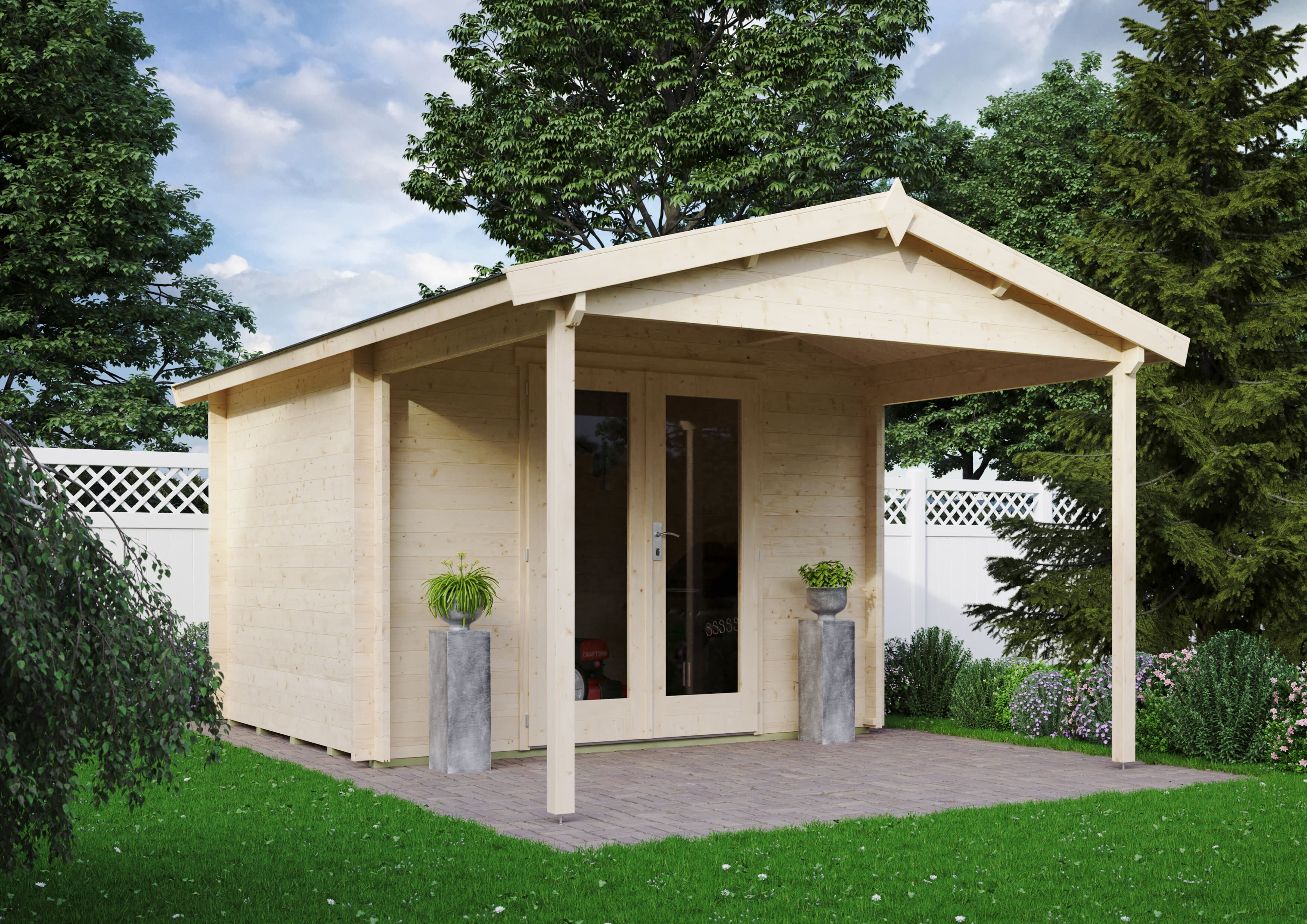 26 % reduziert: Gartenhaus-Sonderangebot Modell Luise 40 A 6m² Unkategorisiert online kaufen