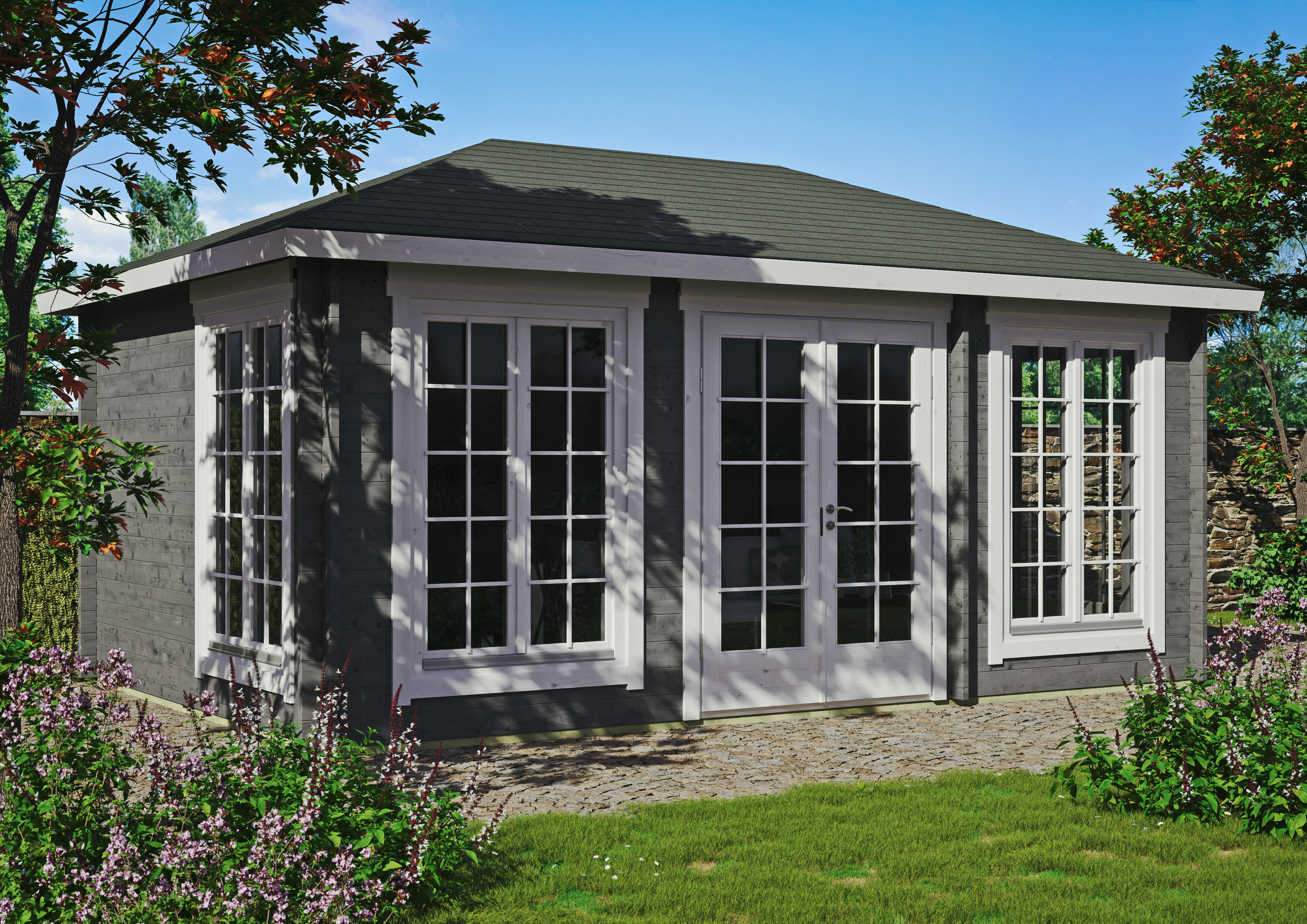 26 % reduziert: Gartenhaus-Sonderangebot Modell Porto 44 B 24m² Unkategorisiert online kaufen 26 % reduziert: Gartenhaus-Sonderangebot Modell Porto 44 B 24m² Unkategorisiert online kaufen