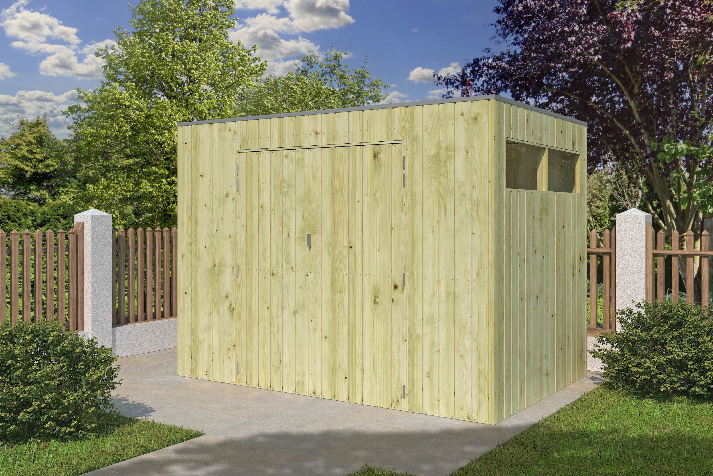 26 % reduziert: Gartenhaus-Sonderangebot Modell QBV-Line 5,90 m² 6m² Unkategorisiert online kaufen