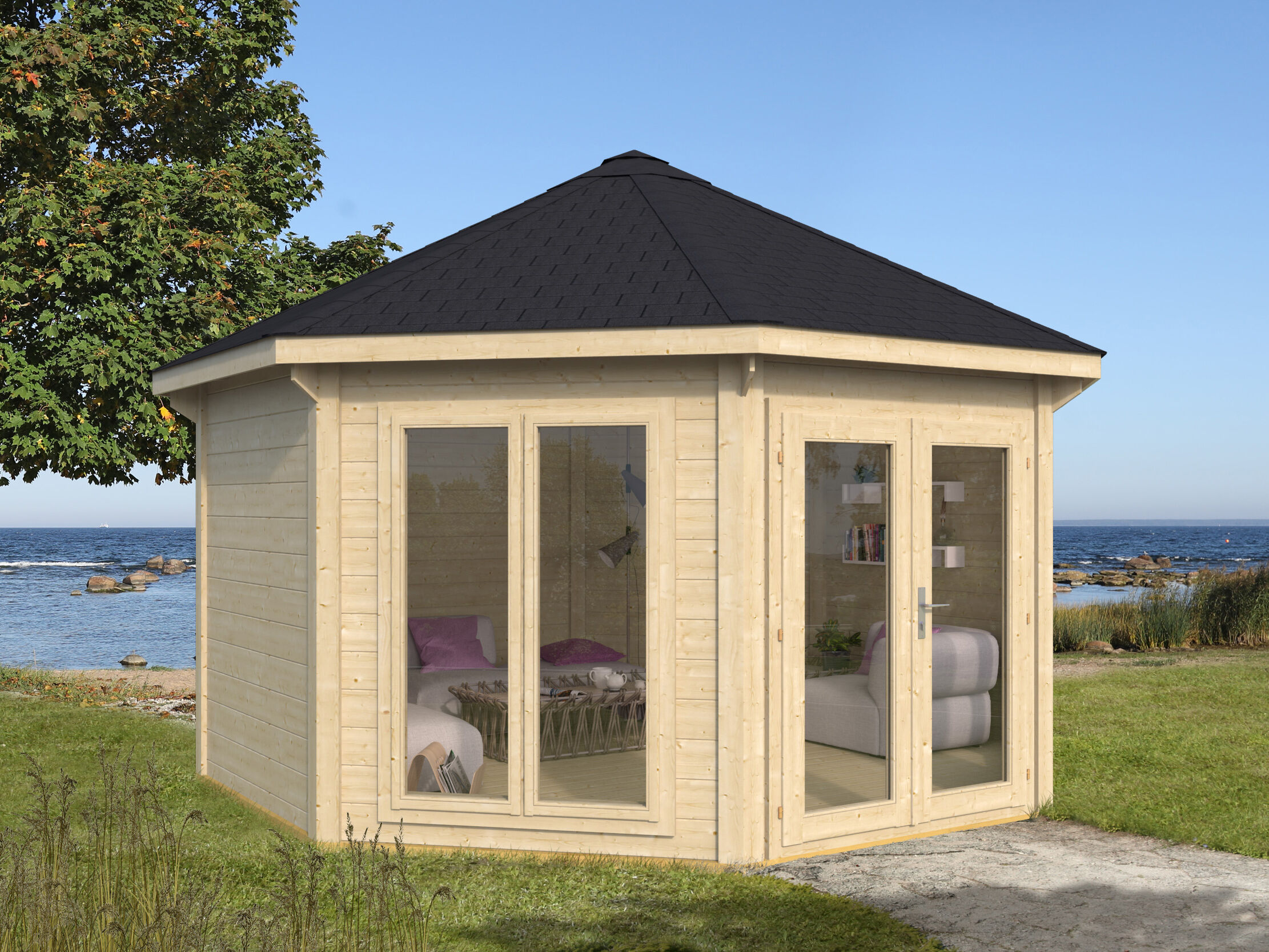 26 % reduziert: Gartenpavillon Modell Modern 17 m² mit 2 Fenstern Unkategorisiert online kaufen 26 % reduziert: Gartenpavillon Modell Modern 17 m² mit 2 Fenstern Unkategorisiert online kaufen