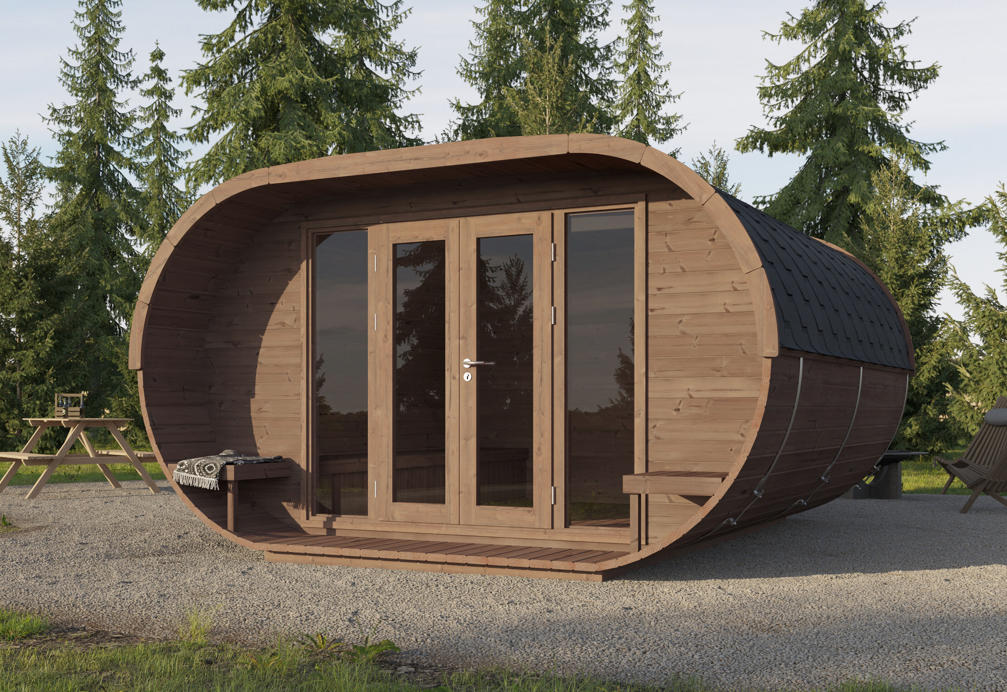 26 % reduziert: Ovales Camping Fass Modell 400 Thermo 10m² Unkategorisiert online kaufen