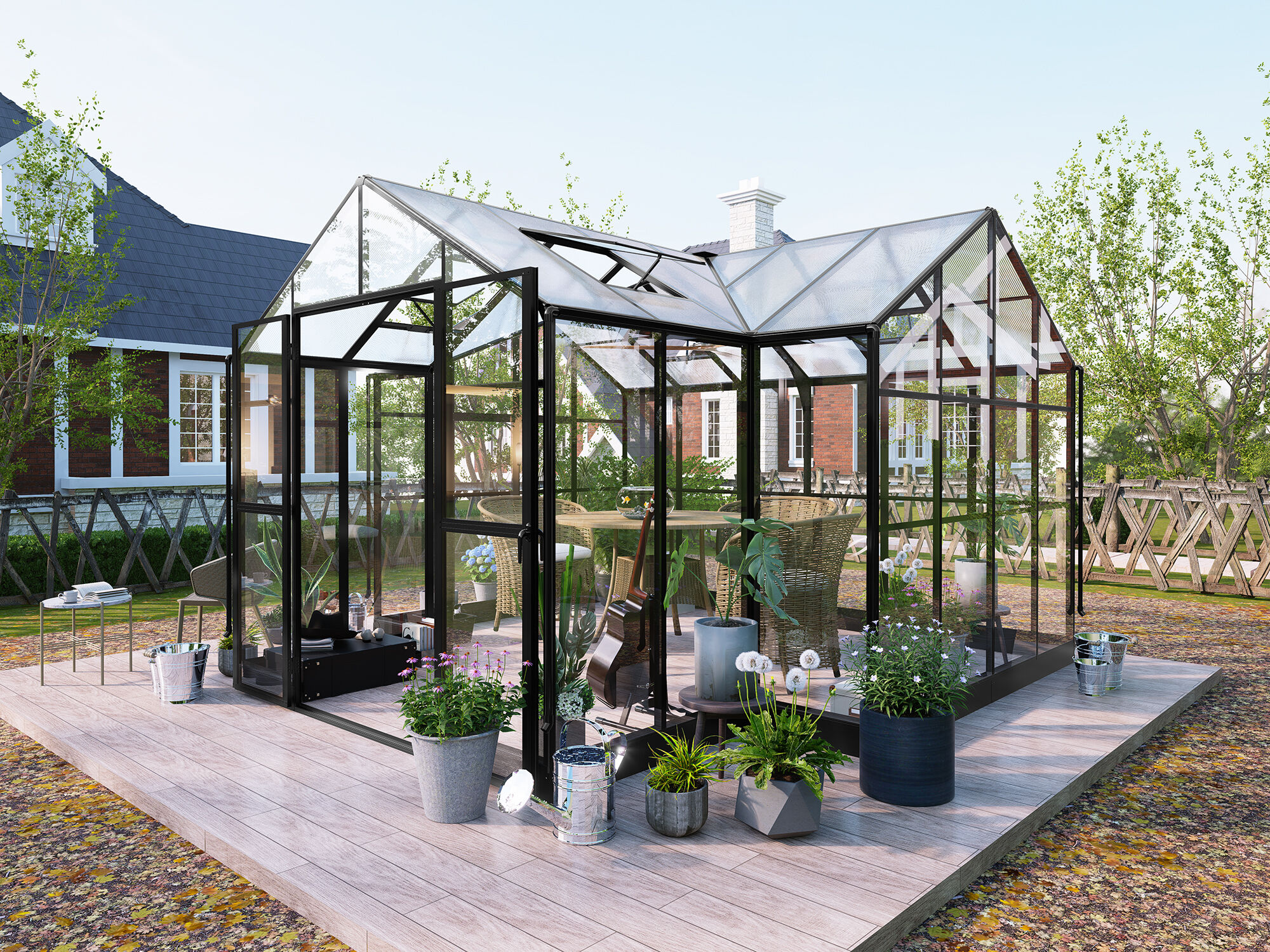 26 % reduziert: StarLine Gewächshaus Modell Orangerie 12,38 m² 12m² Unkategorisiert online kaufen