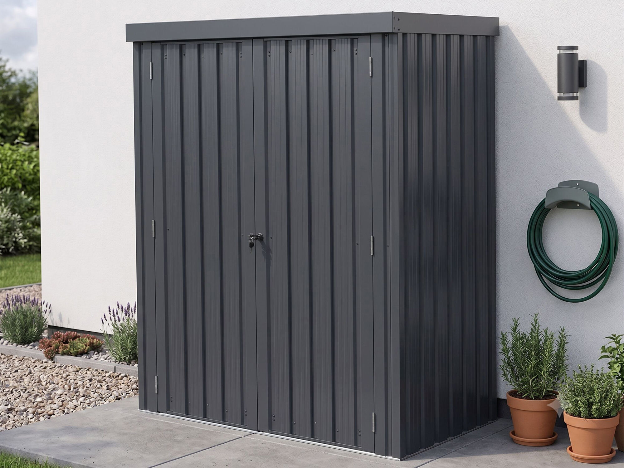 26 % reduziert: StarLine Metall Geräteschrank Modell Patio 1,15 m² Unkategorisiert online kaufen