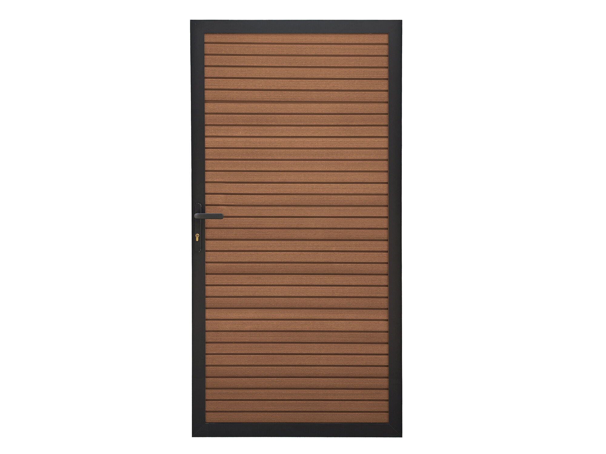 26 % reduziert: WPC Einzeltor Modell FineLine 100x180 cm Teak Unkategorisiert online kaufen