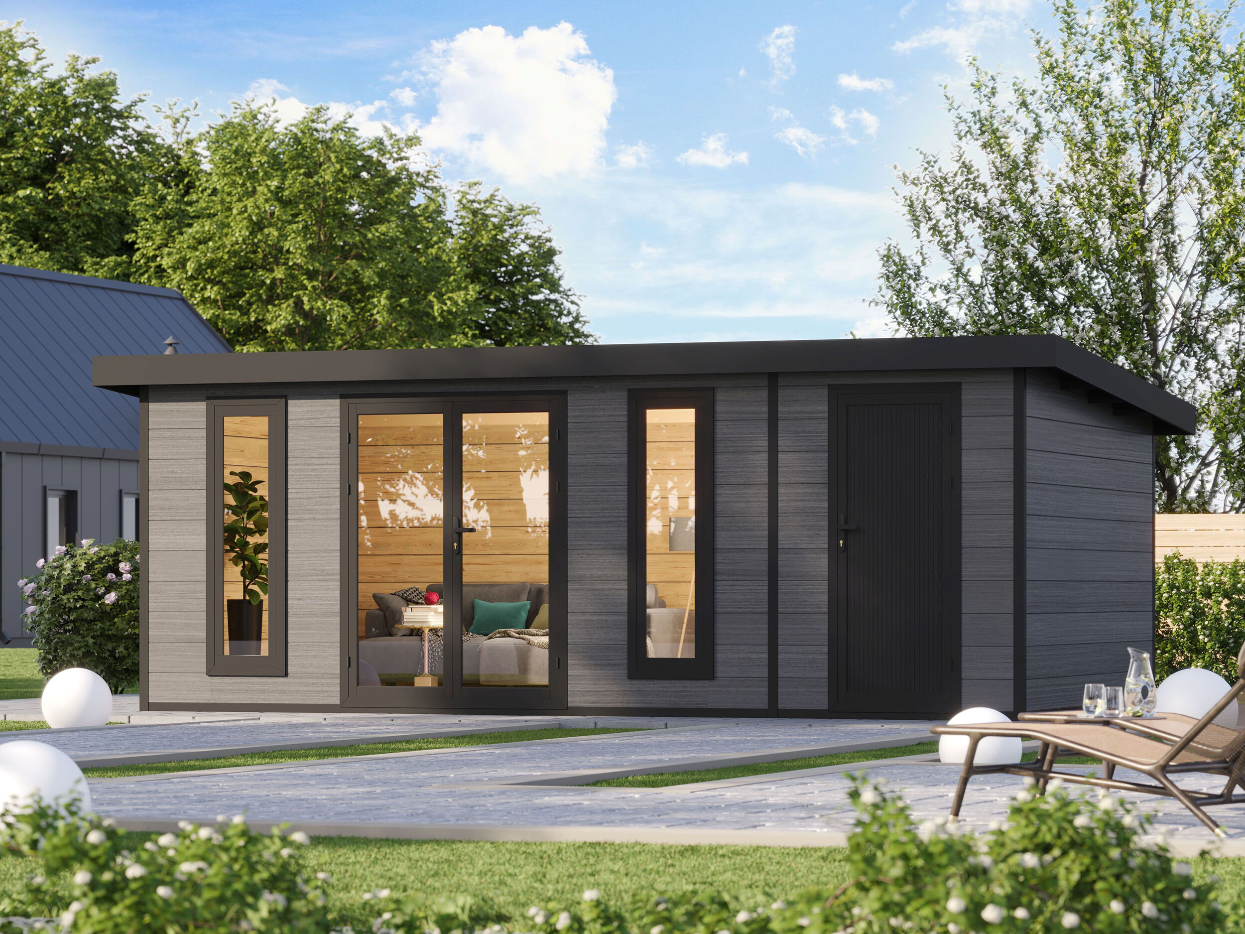 26 % reduziert: WPC Gartenhaus-Sonderangebot Modell Panorama 2-Raum Unkategorisiert online kaufen