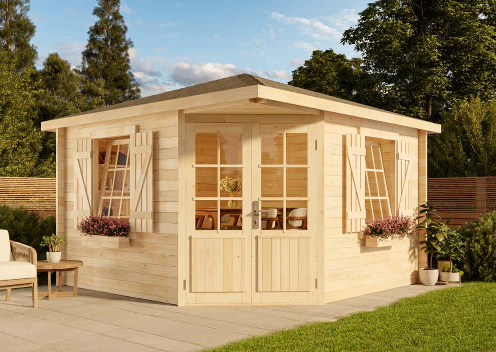 5-Eck Gartenhaus Monica Royal% reduziert: 5-Eck Gartenhaus Monica Royal 16m² Unkategorisiert online kaufen