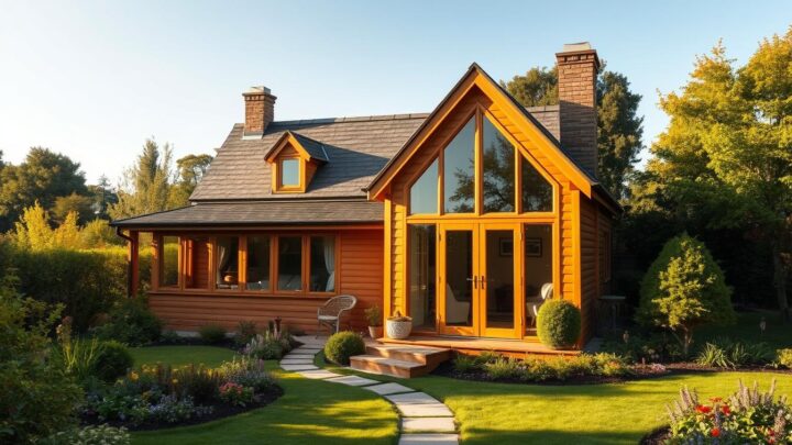 Gartenhaus mit Anbau günstig als Auslaufmodell ohne Mängel