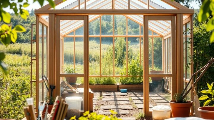 Gewächshaus günstig selber bauen – DIY Anleitung