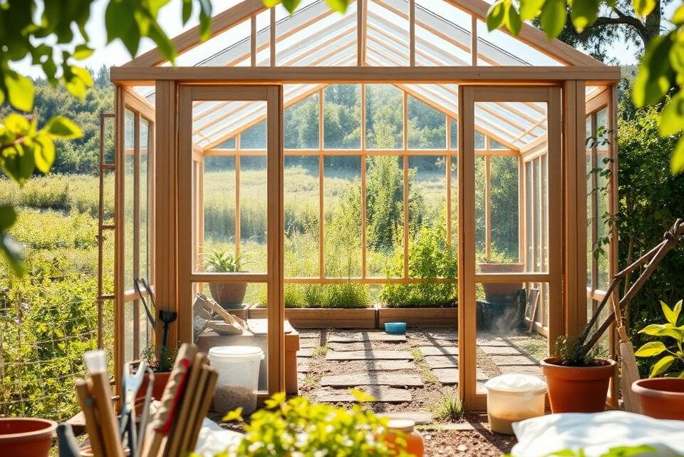 Gewächshaus günstig selber bauen – DIY Anleitung