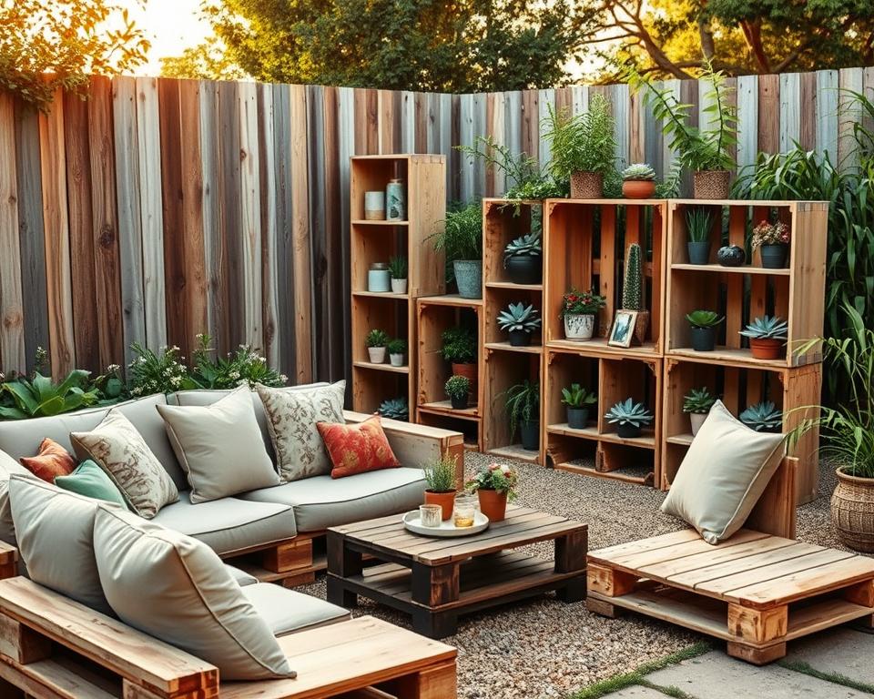 DIY-Möbel aus Paletten und Kisten