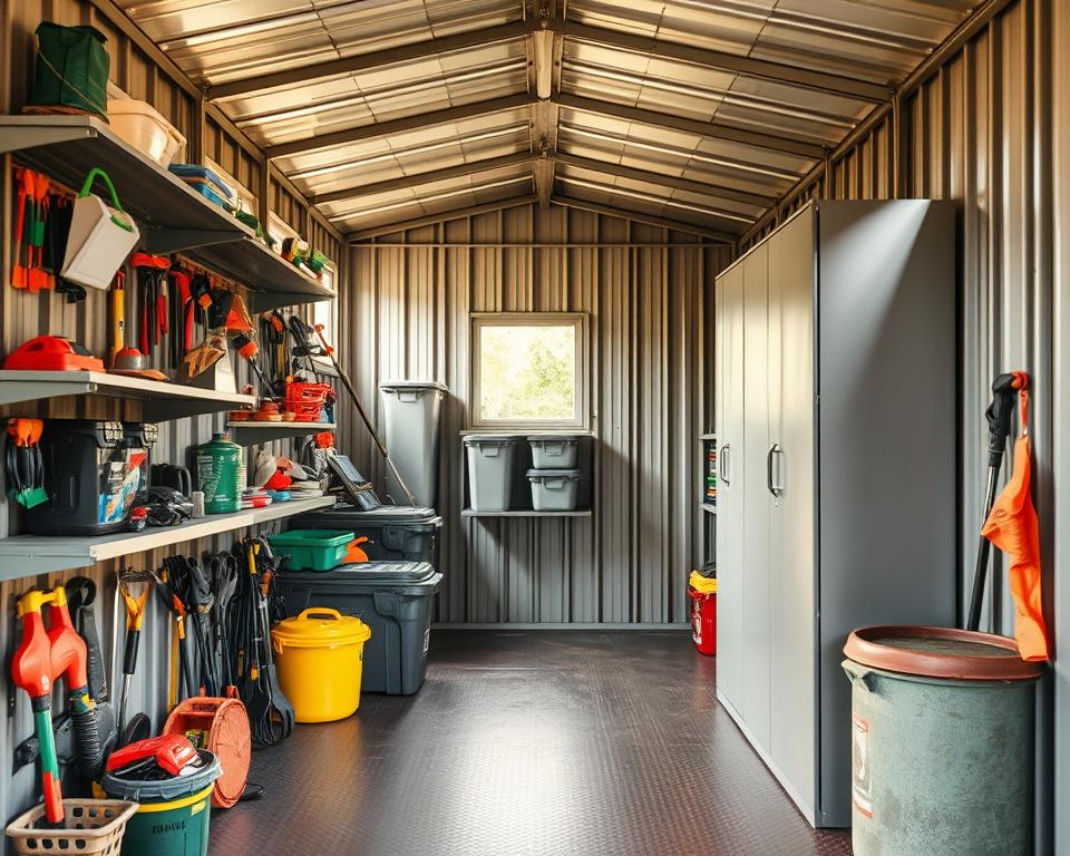 Innenraumorganisation Gerätehaus