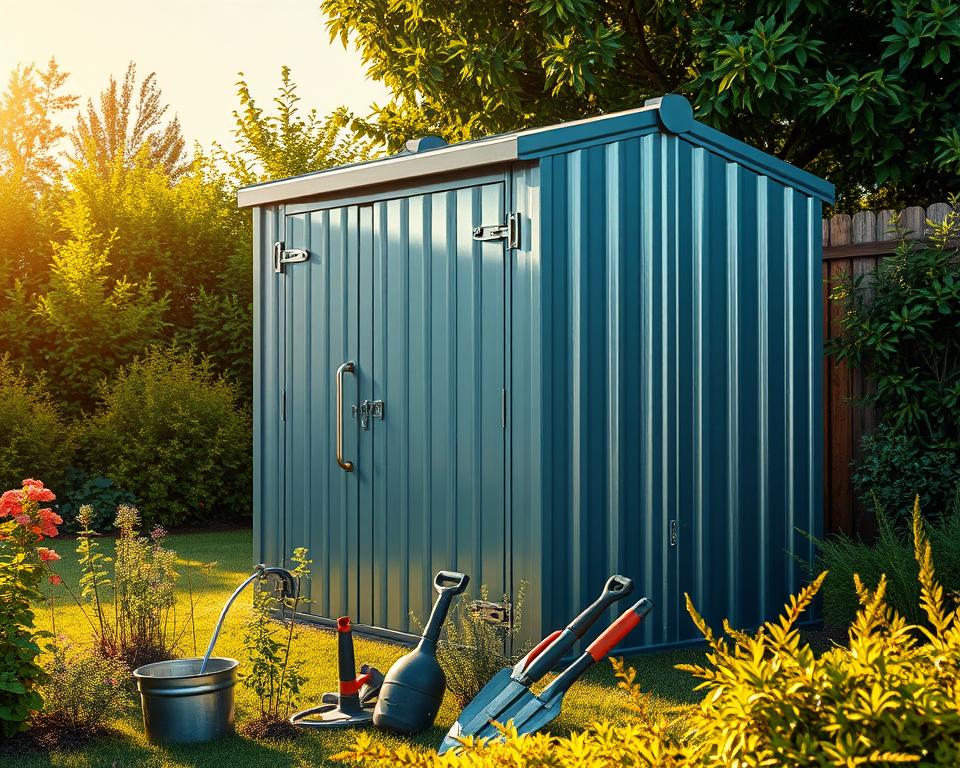 Korrosionsschutz Metall Gartenhaus