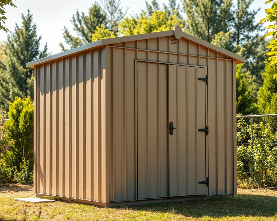 Korrosionsschutz Metallgerätehaus