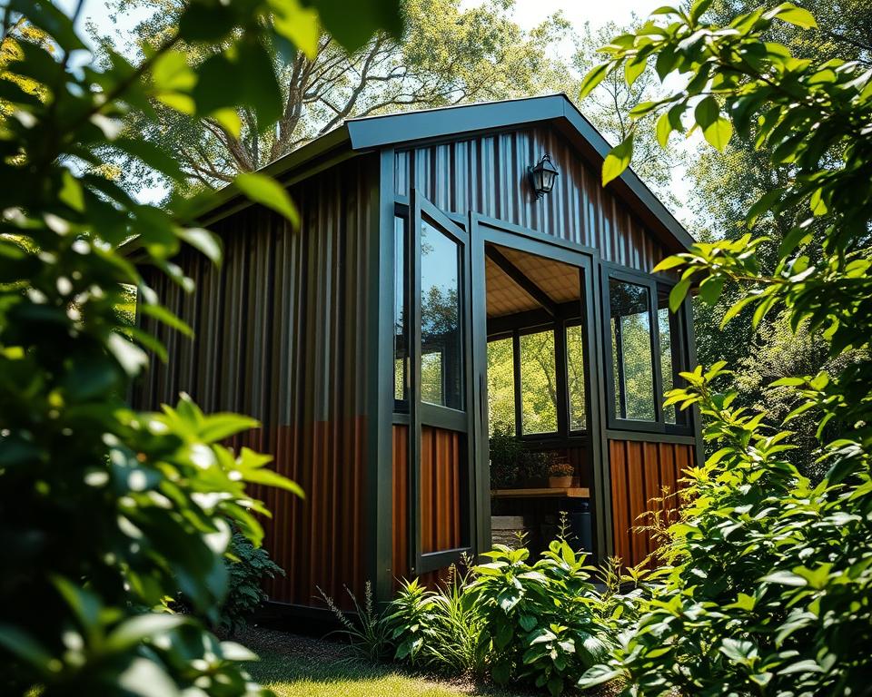 Metall Gartenhaus kaufen