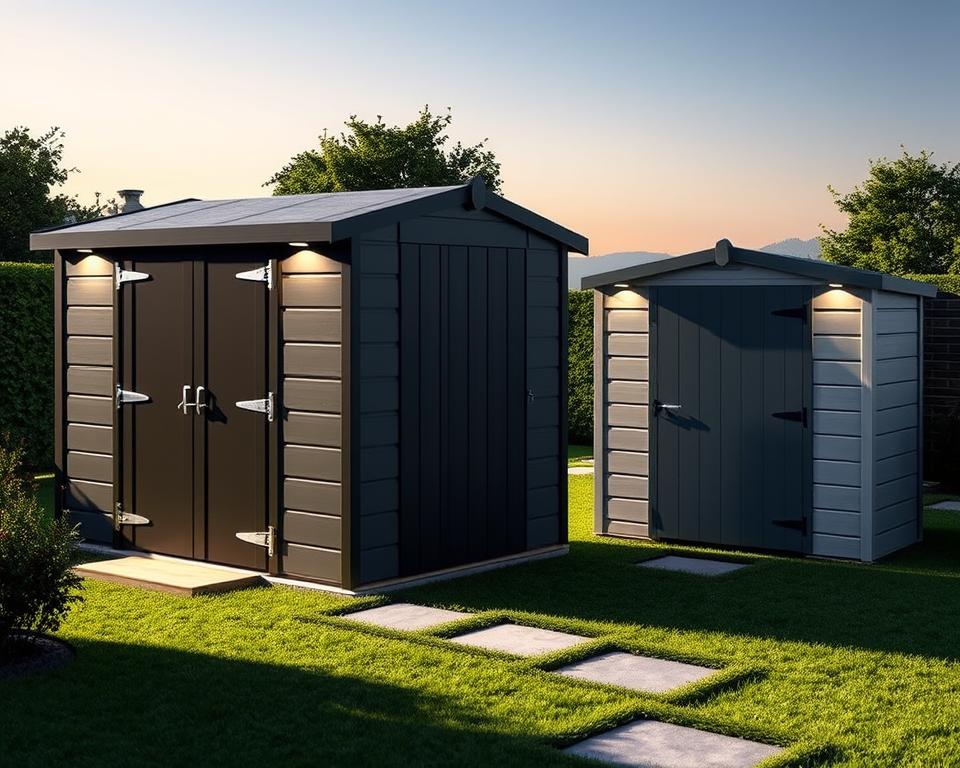 Vergleich Gerätehäuser